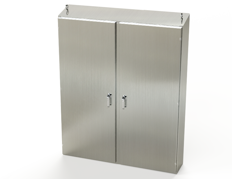 Saginaw SCE-72EL6012SSST S.S. 2DR EL Sloping Top Enclosure