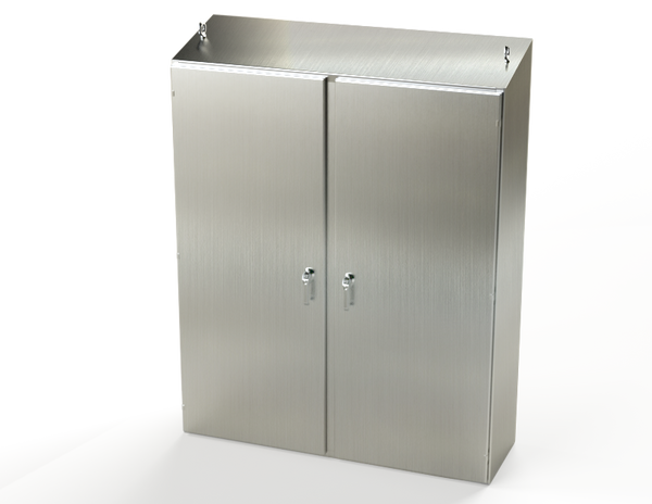 Saginaw SCE-72EL6018SSST S.S. 2DR EL Sloping Top Enclosure