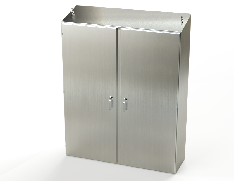 Saginaw SCE-72EL6018SSST S.S. 2DR EL Sloping Top Enclosure