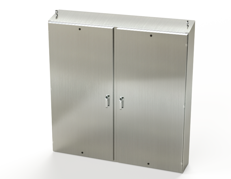 Saginaw SCE-72EL7212SSST S.S. 2DR EL Sloping Top Enclosure