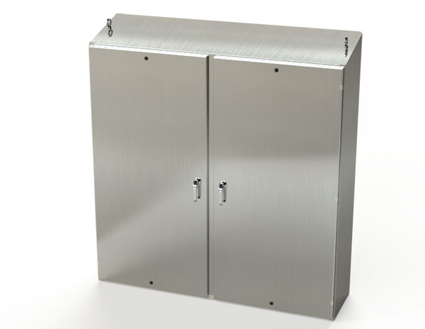 Saginaw SCE-72EL7218SSST S.S. 2DR EL Sloping Top Enclosure