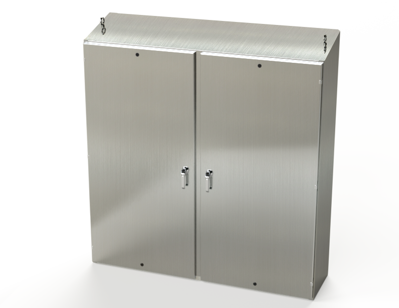 Saginaw SCE-72EL7218SSST S.S. 2DR EL Sloping Top Enclosure