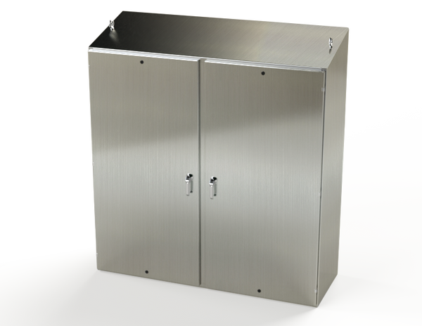 Saginaw SCE-72EL7224SSST S.S. 2DR EL Sloping Top Enclosure
