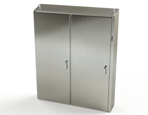 Saginaw SCE-72XEL6112SSST S.S. 2DR XEL Sloping Top Enclosure