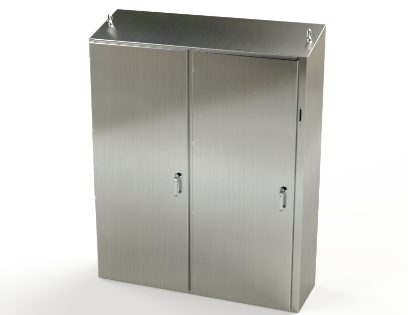 Saginaw SCE-72XEL6118SSST S.S. 2DR XEL Sloping Top Enclosure
