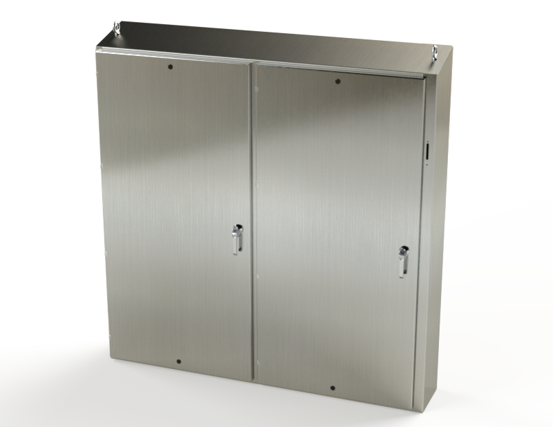 Saginaw SCE-72XEL7312SSST S.S. 2DR XEL Sloping Top Enclosure