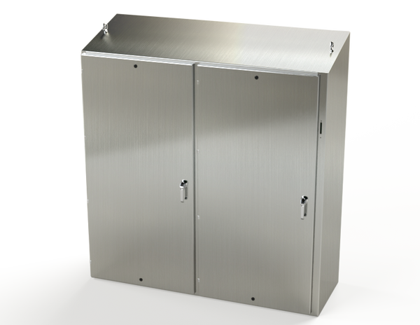 Saginaw SCE-72XEL7324SSST S.S. 2DR XEL Sloping Top Enclosure