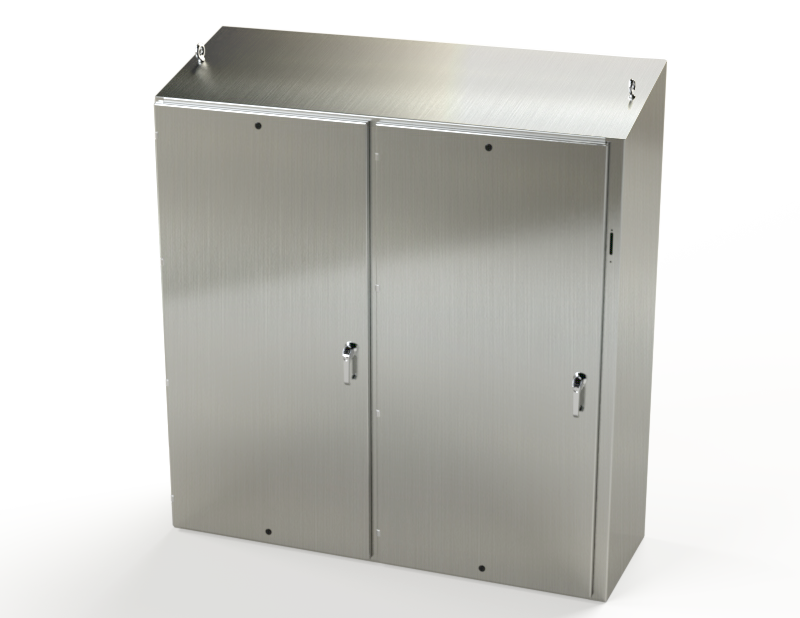 Saginaw SCE-72XEL7324SSST S.S. 2DR XEL Sloping Top Enclosure