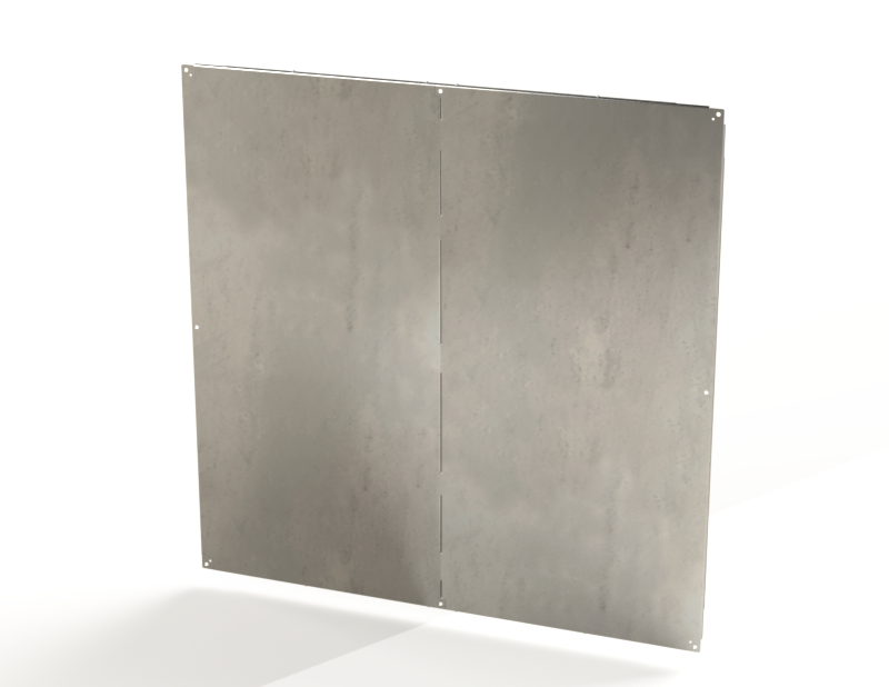 Saginaw SCE-76P76GALV Subpanel, Bent Galvanized