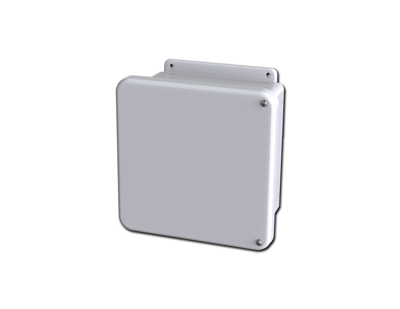 Saginaw SCE-808FG Fiberglass Enclosure (Hinged Screw Cover)