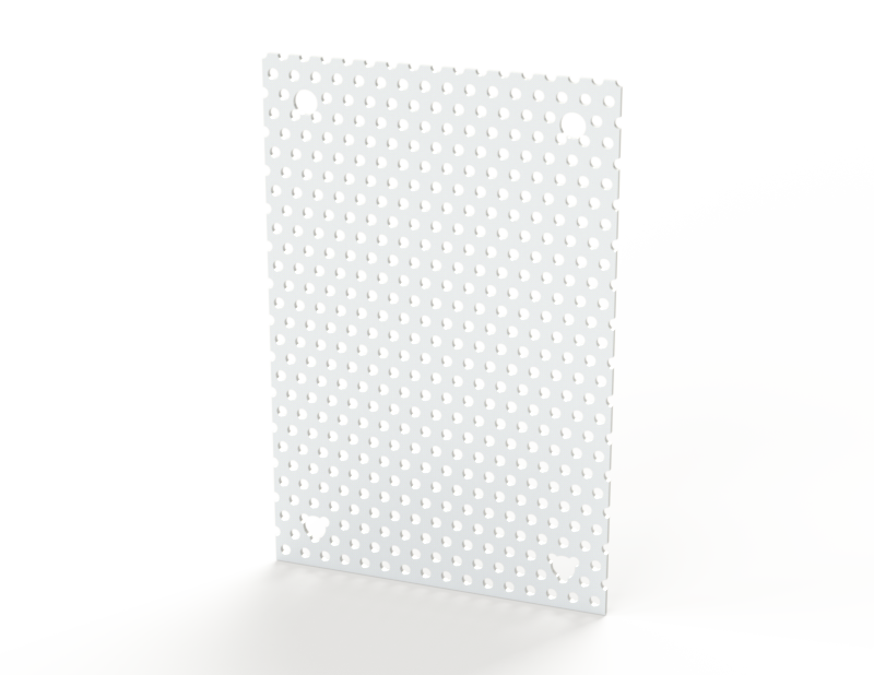 Saginaw SCE-8N6MPP Subpanel, Flat Perforated