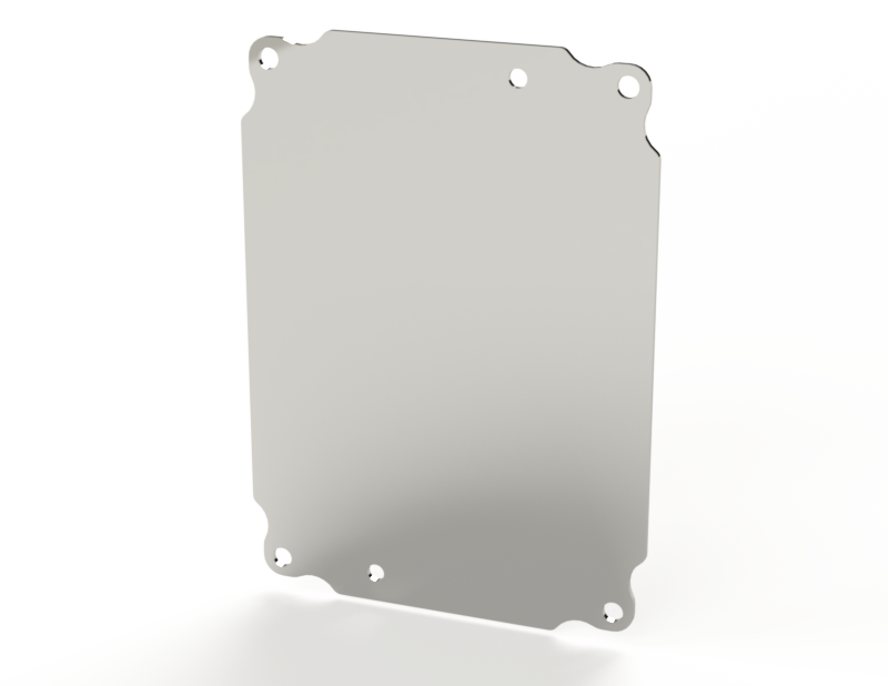 Saginaw SCE-8P6AL Subpanel, Flat Aluminum