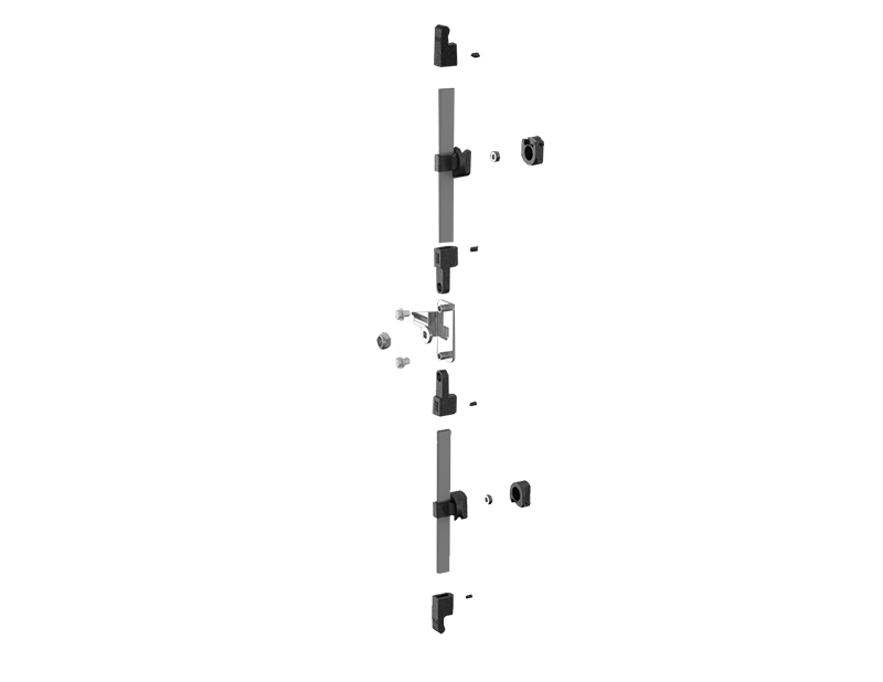 Saginaw SCE-ARK36 Kit, Aluminum Door Rod