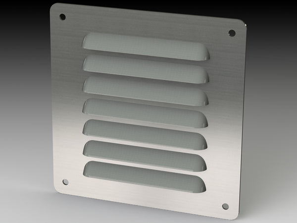 Saginaw SCE-AVK44SS Kit, S.S. Louver