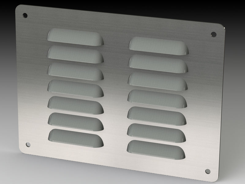 Saginaw SCE-AVK64SS Kit, S.S. Louver