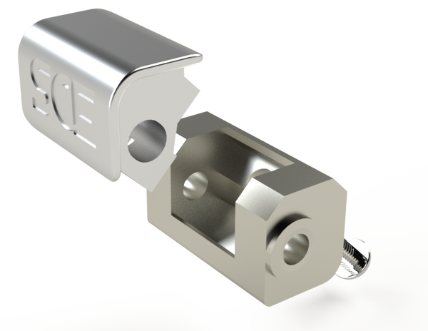 Saginaw SCE-DHA14SS 14 ga, Door Hinge Assembly  Stainless (2pcs)