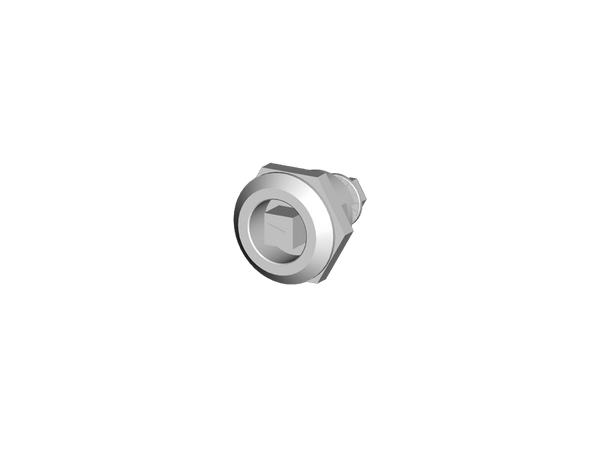 Saginaw SCE-DL8SC LATCH, 1/4-TURN w/ 8mm SQ INSERT (CHROME)