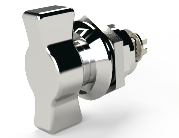 Saginaw SCE-DLWKC Quarter Turn Wing Knob Non-Locking (Chrome)