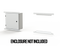 Saginaw SCE-ELFM16W EL Flush Mount Frame