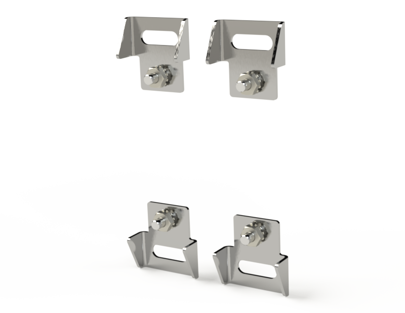 Saginaw SCE-ELJMFKSS-OS Mtg Foot Kit (SS ELJ Enclosure)