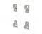 Saginaw SCE-ELMFK4SS6-OS Foot Kit, S.S. EL Mounting (4pc.)