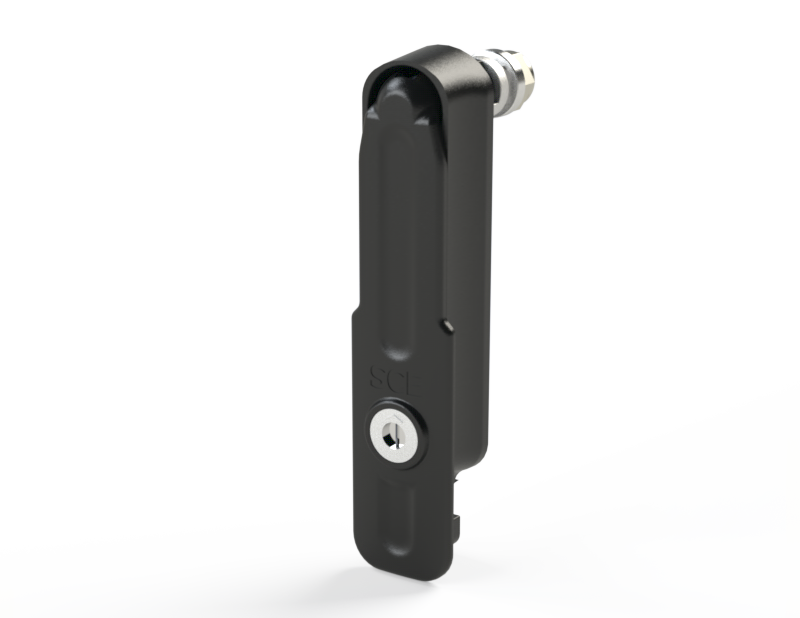Saginaw SCE-FSHC Swing Handle, Padlock/Coin Proof Black