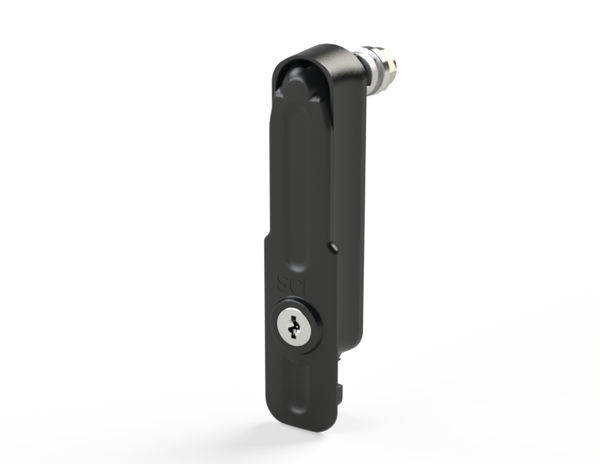 Saginaw SCE-FSHK Swing Handle, Padlock/Key Lock Black  (2 101 Keys)