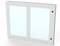 Saginaw SCE-HWK2228LG Kit, Hinged Window