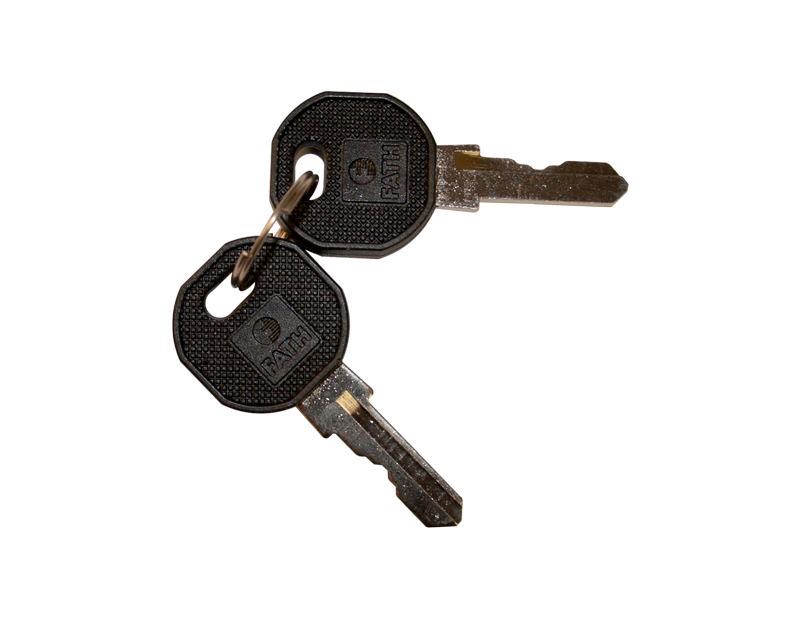 Saginaw SCE-K333 Keys (Set of 2) for Standard Quarter Turn