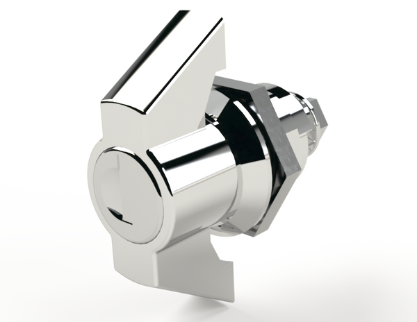 Saginaw SCE-KLWN Keylocking Wingknob Door Latch (Chrome)