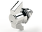 Saginaw SCE-KLWN Keylocking Wingknob Door Latch (Chrome)