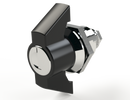 Saginaw SCE-KLWNB Keylocking Wingknob Door Latch (Black)