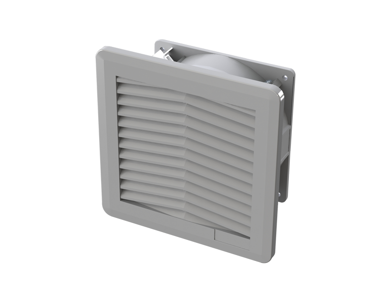 Saginaw SCE-N12FA44-24VLG Filter Fan. (24VDC) Type 12 RAL 7035
