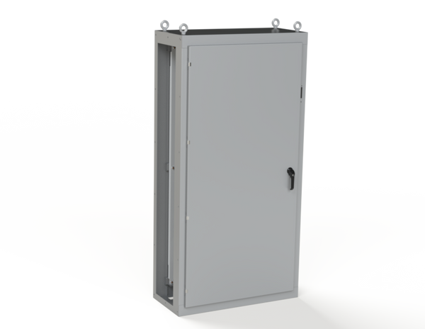 Saginaw SCE-N80RX4018 1DR Enc.  Right Bay - w/ Disc. - Left side Open