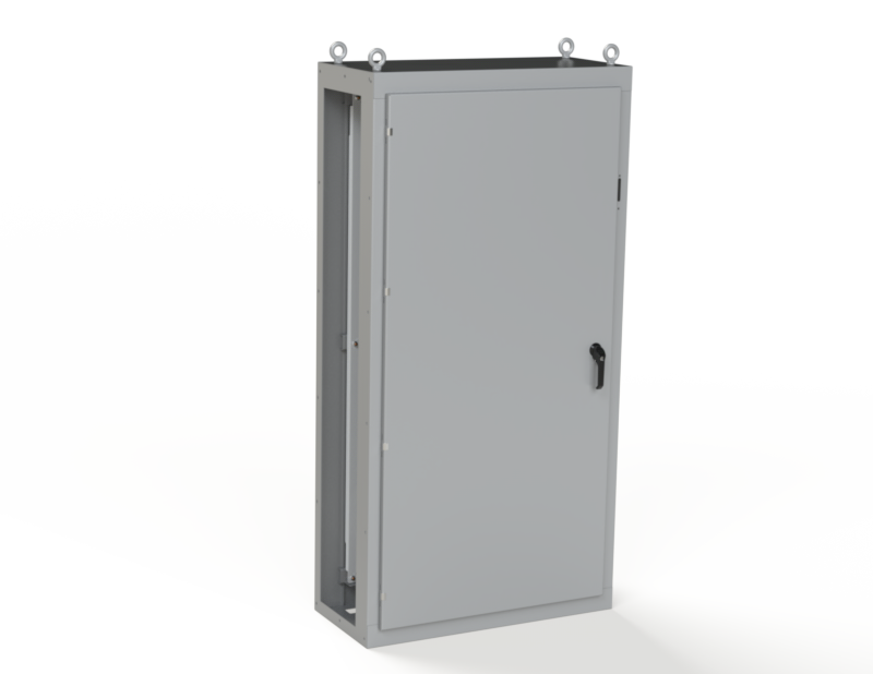 Saginaw SCE-N80RX4018 1DR Enc.  Right Bay - w/ Disc. - Left side Open