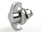 Saginaw SCE-PLWKSS Latch, Padlocking Wing Knob Door (316 Stainless)