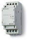 Finder 22.34.0.024.4620 Modular Contactor, 2NO + 2NC 25A, 24V AC/DC Coil, AgSnO2 contact,  LED & mech. Indicator