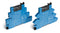 Finder 38.51.3.125.0060 EMR Interface Module, SPDT 6A, 125V AC leakage suppression circuit coil, AgNi contact, screw terminal socket