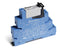 Finder 38.52.7.024.0050 EMR Interface Module, DPDT 8A, 24V DC coil, AgNi contact, screw terminal socket
