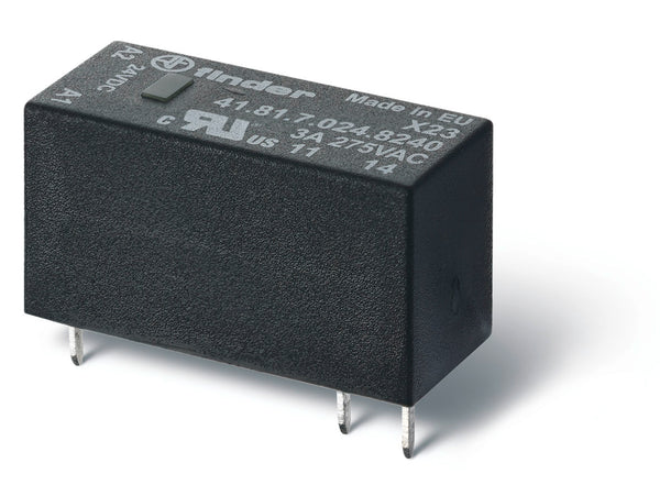 Finder 41.81.7.024.9024 Solid State Relay, 5A-24VDC OUTPUT, 24VDC INPUT