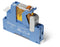 Finder 4C.01.8.120.0060SPA Interface Module, SPDT 16A, 120V AC coil, AgNi contact, lockable test button & mech. Indicator, LED & Varistor, screw terminal socket