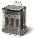 Finder 62.83.9.024.0300 Power Relay, 3PST-NO 15A , 24V DC coil, AgCdO contact, rear flange mount with 250 quick connect