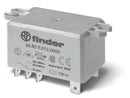 Finder 66.82.8.120.4300 Power Relay, DPST-NO 30A , 120V AC coil, AgSnO2 contact, top flange mount -250 quick connect