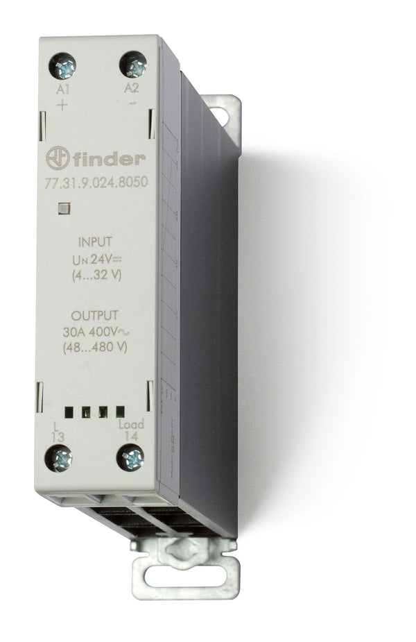 Finder 77.31.8.230.8051 DIN-Rail SSR 30A - 48…480V AC - random - 40…280 V AC Input