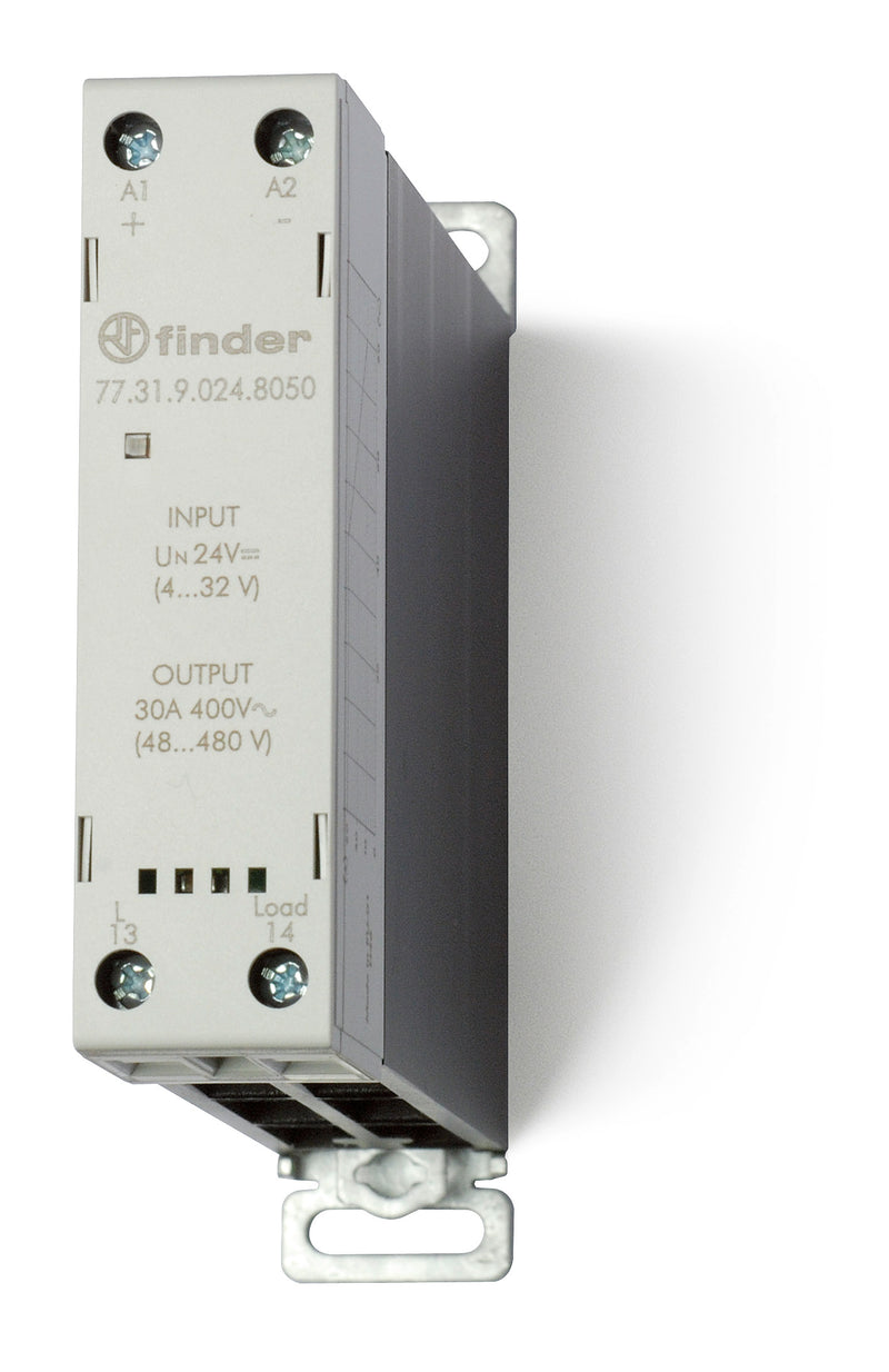 Finder 77.31.8.230.8051 DIN-Rail SSR 30A - 48…480V AC - random - 40…280 V AC Input