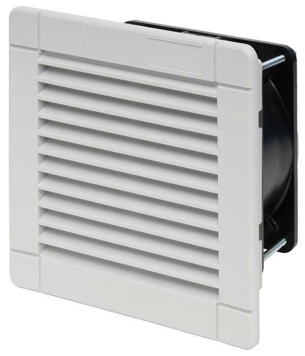 Finder 7F.80.8.120.5500 Reverse Flow filter fan "Exhaust" - Size 5 , 294.3 CFM "free flow", 120V AC supply, 70W