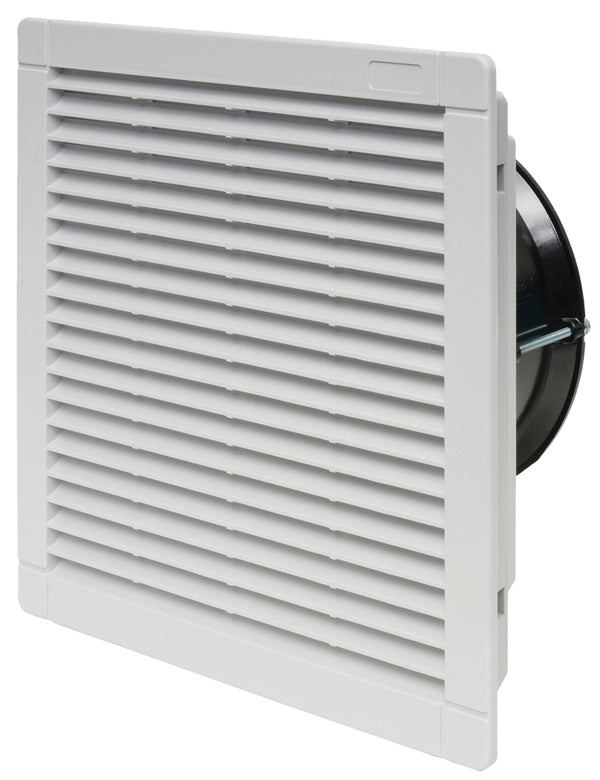 Finder 7F.50.9.024.4230 Standard filter fan "Draw-In" - Size 4 , 135.4 CFM "free flow", 24V DC supply, 26W