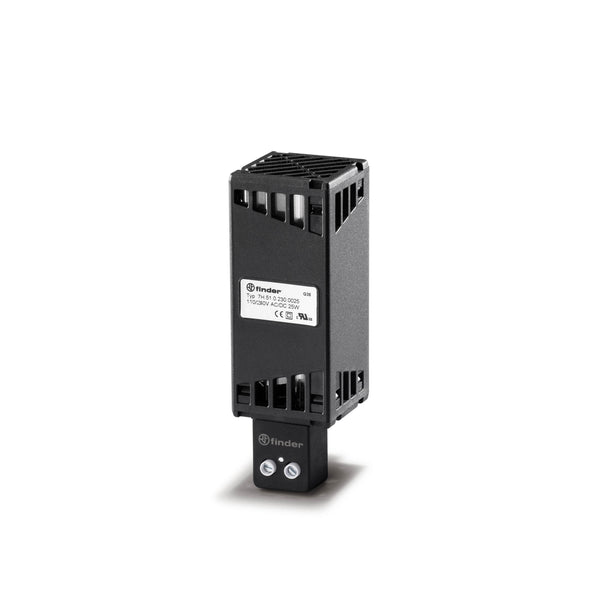 Finder 7H.51.0.230.0100 PTC self regulating Panel Heater 110..230V AC/DC - 100W heating power