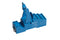 Finder 94.54SPA DIN-Rail screwless terminal (Spring Clamp) socket for 55 Series relay (blue), including 094.91.3