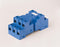 Finder 94.73.0 DIN -Rail/Panel mount screw terminal (Plate Clamp) socket for 55.33 relay (black)